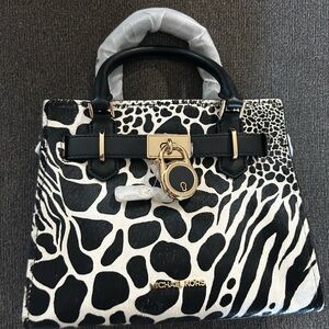 Michael Kors Calf Hair Bag with crossbody strap